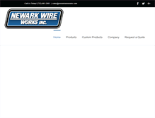 Tablet Screenshot of newarkwireworks.com